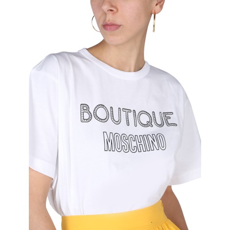 boutique moschino logo t-shirt 