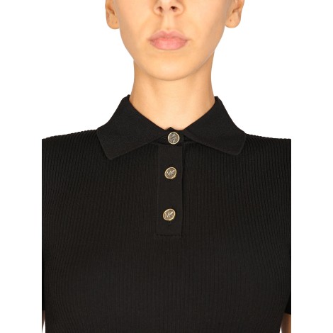 michael by michael kors polo shirt with logo buttons