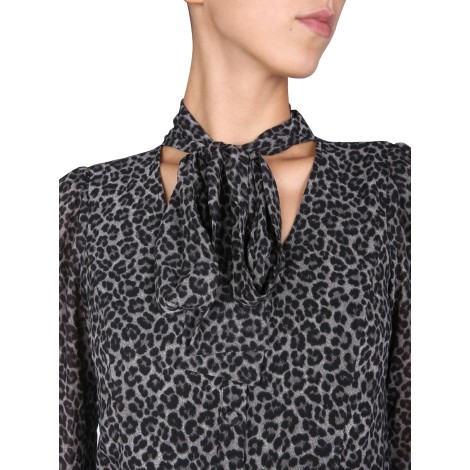 michael by michael kors animal print shirt