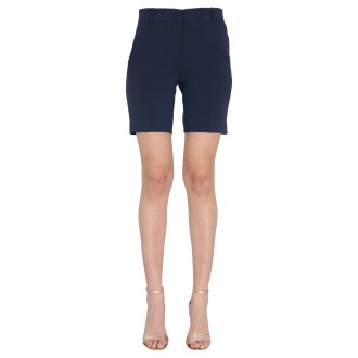 michael by michael kors compact text shorts