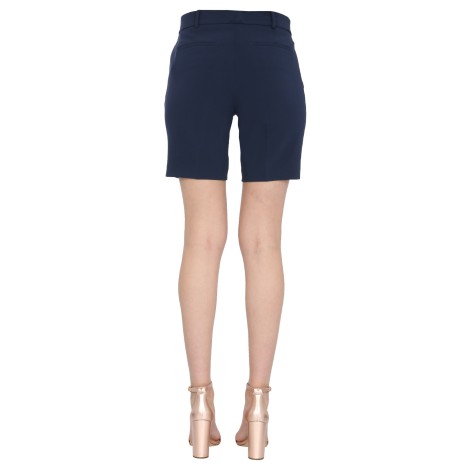 michael by michael kors compact text shorts