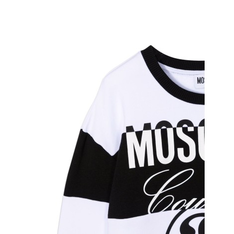 moschino felpa a righe