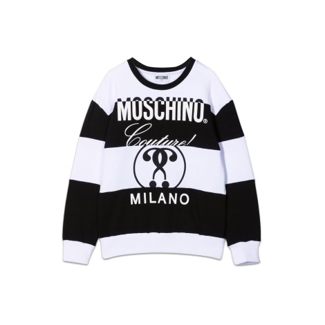 moschino felpa a righe