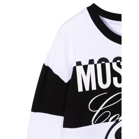 moschino felpa a righe