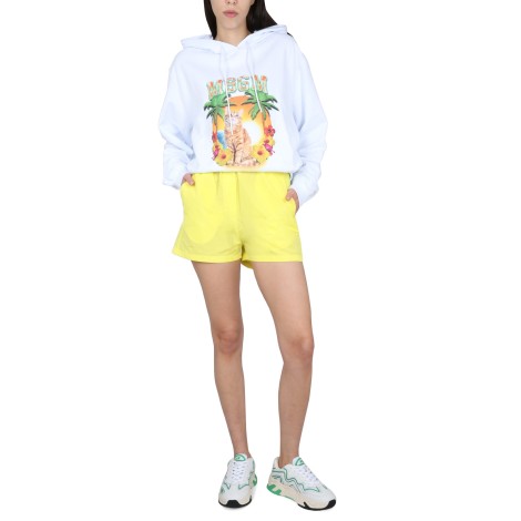 msgm shorts with elastic