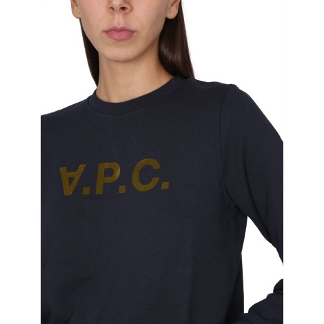 a.p.c. sweatshirt with logo