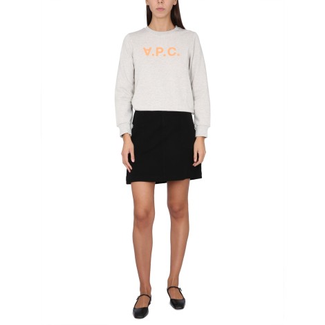 a.p.c. sweatshirt with logo