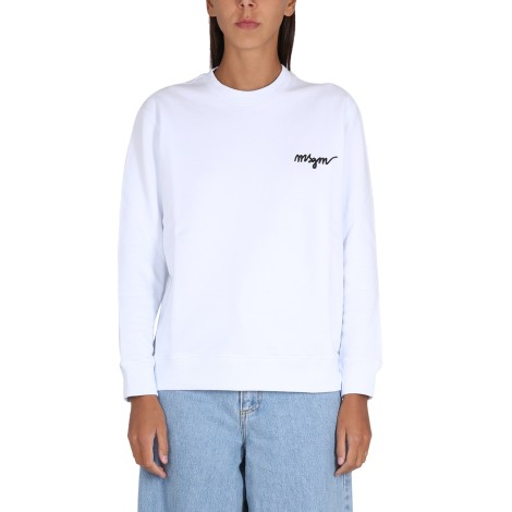 msgm sweatshirt with logo