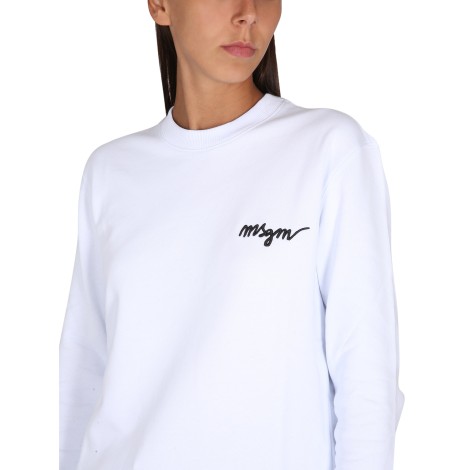 msgm sweatshirt with logo