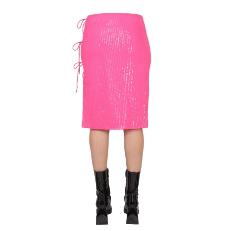 rotate birger christensen midi skirt with sequins