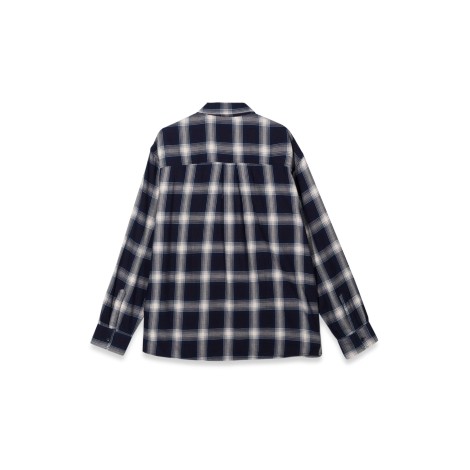 dsquared over checked shirt