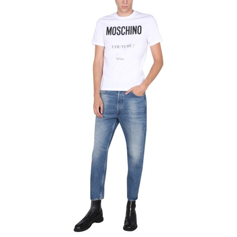 moschino t-shirt with logo print