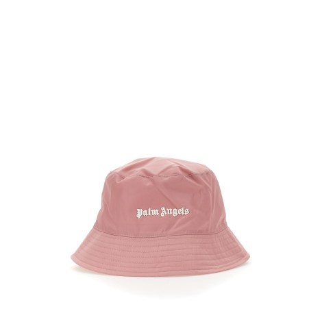 palm angels bucket hat with logo