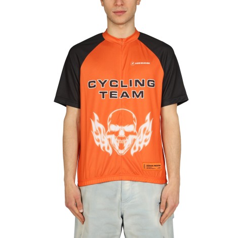 heron preston flaming skull t-shirt