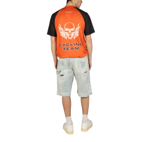 heron preston flaming skull t-shirt