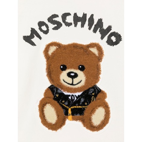 moschino teddy bear crewneck sweatshirt