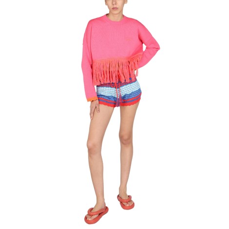 gallo 1927 striped pattern shorts 