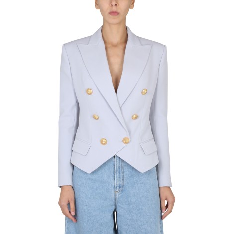 balmain double-breasted blazer