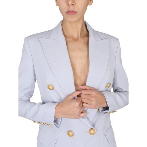 balmain double-breasted blazer