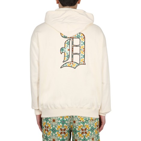 drôle de monsieur hooded sweatshirt with logo