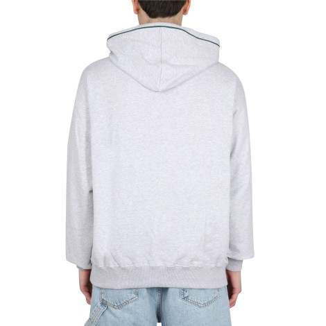 drôle de monsieur hooded sweatshirt with logo