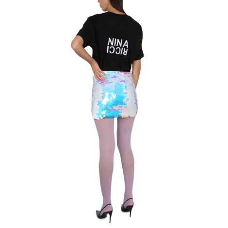 nina ricci logo print t-shirt