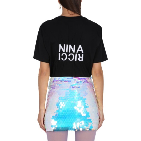 nina ricci logo print t-shirt