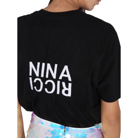 nina ricci logo print t-shirt