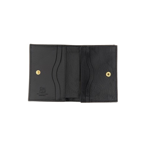 il bisonte small leather wallet