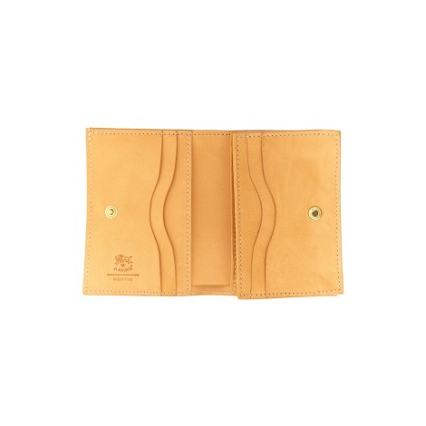 il bisonte small leather wallet