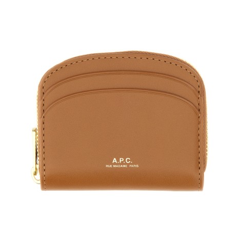 a.p.c. compact semi moons wallet