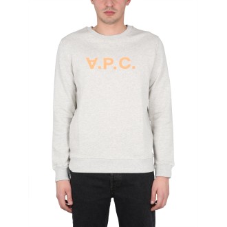 a.p.c. sweatshirt with v.p.c logo