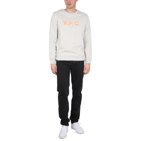 a.p.c. sweatshirt with v.p.c logo