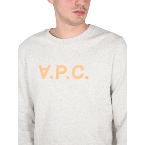 a.p.c. sweatshirt with v.p.c logo