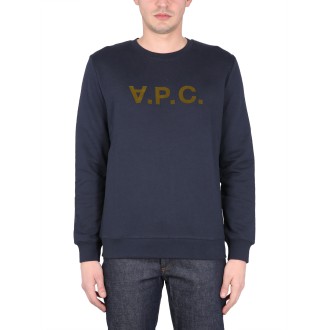 a.p.c. sweatshirt with v.p.c logo