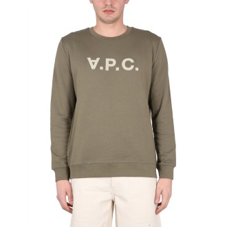 a.p.c. sweatshirt with v.p.c logo