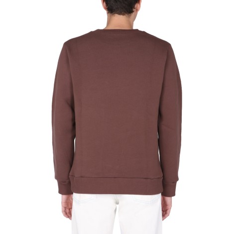 a.p.c. sweatshirt with embroidered logo