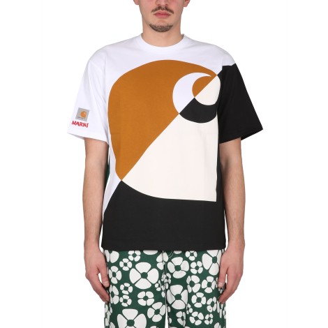 marni x carhartt wip marni x carhartt wip t-shirt