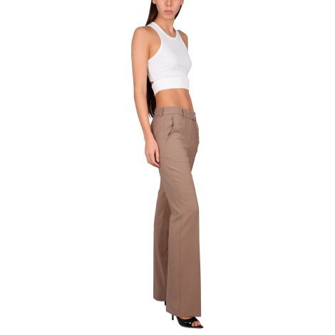 helmut lang crop top with cut out detail