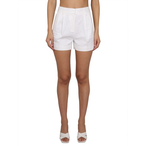 michael by michael kors linen blend shorts