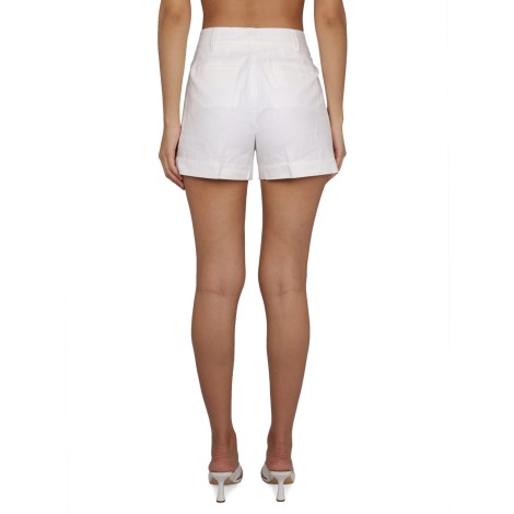 michael by michael kors linen blend shorts