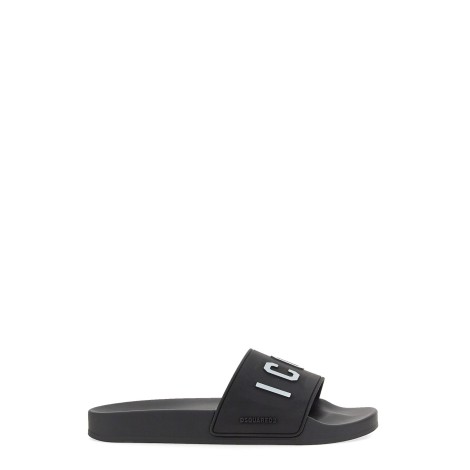 dsquared rubber slide sandal