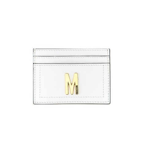 moschino leather card holder