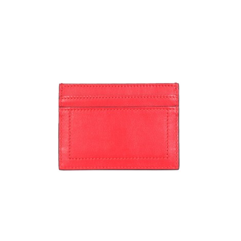 moschino leather card holder