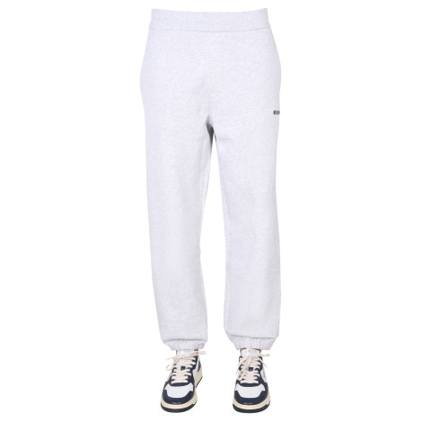 msgm jogging pants with logo