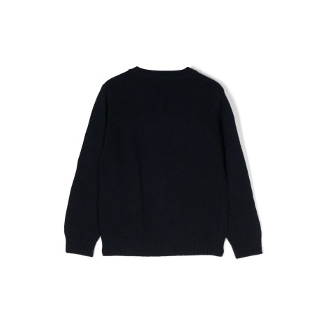 il gufo teddy bear crew neck pullover