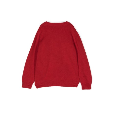 il gufo teddy bear crew neck pullover