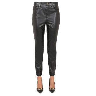 michael by michael kors faux leather pants