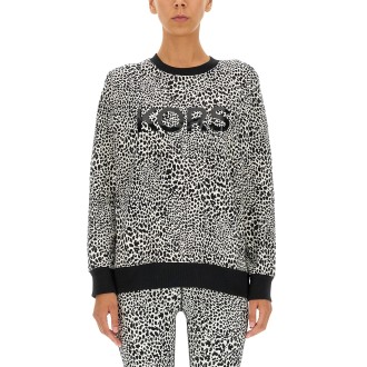 michael by michael kors sweatshirt with logo print