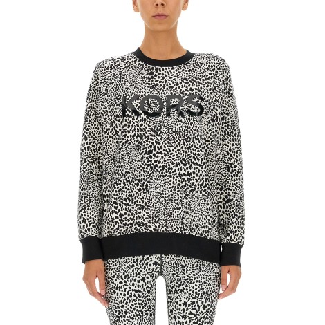 michael by michael kors sweatshirt with logo print